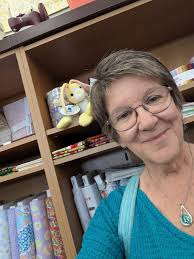 Quilted cow in west branson has cute bunny