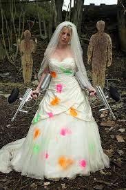 Paintball Wedding Dress Gets Owned Wedding Dresses Dresses Wedding Poses