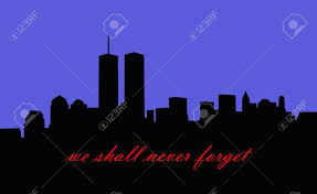 Rose from the spot where, until sept. New York City Skyline Silhouette With Twin Towers Stock Photo Picture And Royalty Free Image Image 7293152