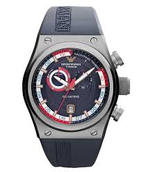 Great selection of classic and the most popular styles and brands of mens watches. Emporio Armani Watch Men S Chronograph Blue Rubber Strap 48x44mm Ar6107 Armani Watches Armani Watches For Men Mens Chronograph