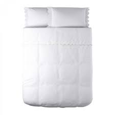 Ikea Alvine Brodyr White Embroidered Duvet Cover Queen Scalloped Edge Victorian Simple Bed Contemporary Platform Bed Bed Sets For Sale
