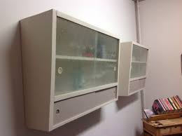 Two Retro Vintage 1950 S 60 S Shabby Chic Kitchen Wall Cupboards Shabby Chic Kitchen Shabby Chic Bathroom Vanity Shabby Chic Kitchen Decor
