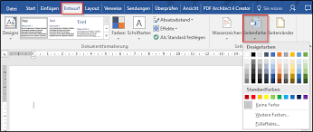Check spelling or type a new query. Wie Kann Ich In Word Eine Seite Farbig Machen Office Lernen Com