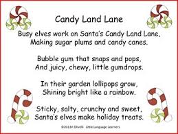 This printable is a beautiful way to share the poem about jesus with others. Esl Resources Christmas Candy Land Poem And Activities Ell Newcomers Too