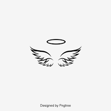 Silhouette Design Of Simple Angel Wings Angel Wings Tattoo Wing Tattoo Designs Angel Tattoo Designs