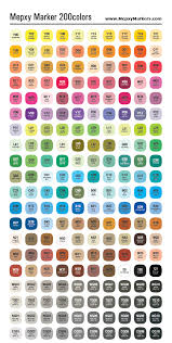 Artist Loft Alcohol Markers Color Chart Www