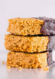 Healthy Rice Crispy Treats With Peanut Butter One Clever Chef Recipe Crispy Treats Rice Crispy Treats Healthy Rice