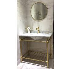 Our kolher faucet had a brass piece that had to be removed and it was impossible to. Foshan Manufacturer Gold Stainless Steel Frame Marble Stone Bathroom Sink And Vanity Set Buy Commercial Bathroom Vanities Modern Bathroom Vanity Tall Bathroom Vanity Product On Alibaba Com