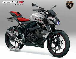 Suzuki Gsx S150 Silver Black Custom