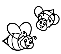 Two Animal Bee Coloring Pages Bee Coloring Pages Flower Coloring Pages Farm Coloring Pages