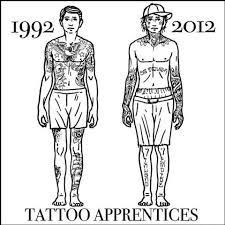 Doing a formal apprenticeship is like enrolling in a trade school—you do it for the skills and knowledge you will acquire, for the connections you'll make, as a step towards certification, and for your professional résumé. Before You Ask Me For A Tattoo Apprenticeship Swallows Daggers