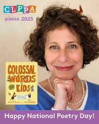 Happy National Poetry Day to our UK followers! 🇬🇧 We thought we'd  spotlight two of our award-winning poets: The current CLiPPA Poetry Award  Winner Colette Hiller, and 2022-2024 Waterstones Children's Laureate Joseph