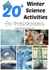 Winter Science Activities For Preschoolers Winter Science Activities Winter Science Experiments Winter Science