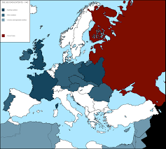 Between axis and neutral nations. The Second Entente Europe 1942 Alternatehistorymaps