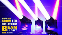 MOKA SFX 500W LED CMY+CTO Beam Spot Wash 3in1 Moving Head Stage Lights |  DMX Light Event