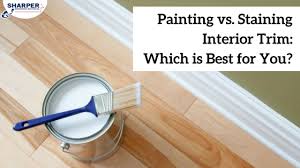 Casing, or molding (the same when installing door trim, you only need a few materials. Painted Trim Vs Stained Trim Which Is Best Professional Trim Painting