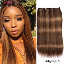 Fair skin toned women can play around with platinum blonde and some light brown hair colors depending on the color of their eyes. Highlight Honey Blonde Brown Cuticle Aligned Hair Mix Hair Color Straight Hair Bundles 27 Blonde Human Hair Weave Bundles Remy Hair Weaves Aliexpress