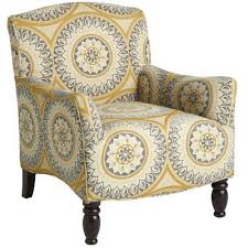 Frankie Armchair Suzani Gold Armchair Furniture Pattern Accent Chair