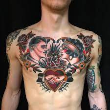 Tom Lortie Chest Tattoos For Women Chest Piece Tattoos Chest Tattoo
