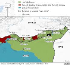 War on terrorism in syria. Turkey S Syria Offensive Explained In Four Maps Bbc News