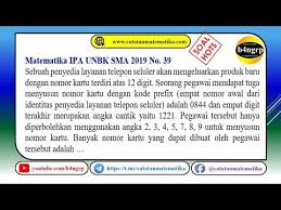 20 contoh soal hots matematika berikut merupakan bentuk soal pilihan ganda (pg) yang sudah kami lengkapi dengan pembahasannya. Unbk Sma 2019 Pembahasan Matematika Ipa No 39 Aturan Pencacahan Soal Hots Latihan Unbk 2020 Youtube Ipa Matematika Aritmetika