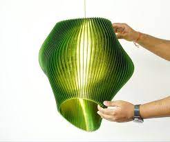 Green Lampshade Pendant Light