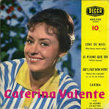 CATERINA VALENTE LUNE DE MIEL FRENCH ORIG EP JO MOUTET