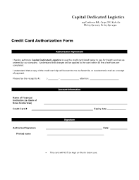 Let your client give permission for up to four named users to make orders to be charged to a single credit card. 28 Best Credit Card Authorization Form Templates