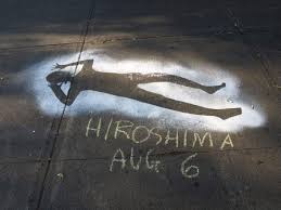 Image result for hiroshima human shadow