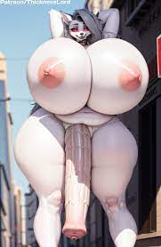 Curvy Wolf Girl With Huge Breasts And Equine Genitalia