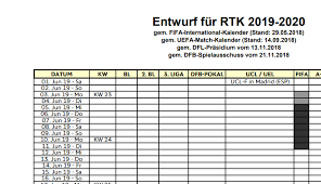 Klar, wenn man absoluter fan des fc bayern ist und sich nicht so sehr für andere mannschaften interessiert, dann möchte man hauptsächlich genau. Neuer Bundesliga Rahmen Spielplan 2020 2021 Nach Corona Veroffentlicht