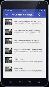 Jangan biarkan bayangan masa lalu merusak sinar matahari untuk hari esok, hiduplah untuk hari ini. Al Ghazali Kata Bijak Wasiat Dan Kisah Fur Android Apk Herunterladen