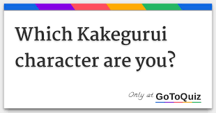 Put some wins under your belt and turn the tables. Which Kakegurui Character Are You