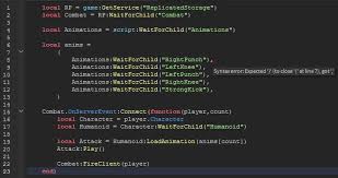 Roblox staff can download preview releases of the suite. Roblox Combat System Script Syntax Error Expected To Close At Line 7 Got Stack Overflow