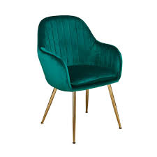 Create the perfect upholstered dining chair for your space with your choice of fabric and detail! Lara Dining Chair Forest Green With Gold Legs Pack Of 2 Browns Furniture