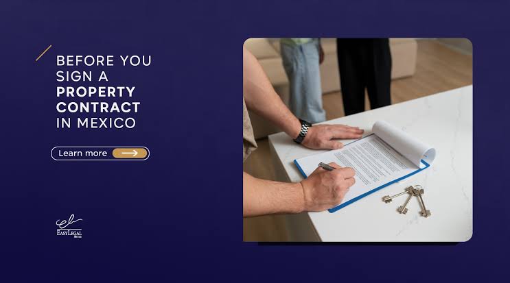 Before You Sign a Property Contract in Mexico - Easy Legal México