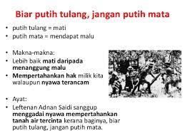 Langkah terhenti degup jantung berderai terus menanti seribu tahun lagi rela aku begini dalam suasana yang sepi walaupun tersembunyi di malam gelap gelita. Peribahasa Menengah 1