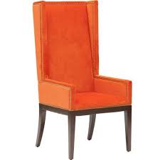 Orange Velvet High Back Chair Velvet Dining Chairs Patio Chair Cushions Scandinavian Dining Chairs