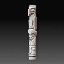 The representation of such object or creature. Obj Datei Indianer Totem 2 Herunterladen Design Zum 3d Drucken Cults