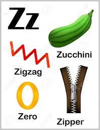 This page looks at writing the english alphabet. Cute And Colorful Alphabet Letter Z With Set Of Illustrations Royalty Free Cliparts Vectors And Stock Illustration Image 38526539