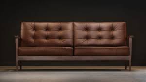 Novogratz lana pushback recliner, living room accent chair, camel faux leather. The Mid Century Show Wood Sofa Brown Leather Century Modern