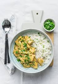Pollo al curry con latte di cocco. Pollo Al Curry E Latte Di Cocco La Tarte Maison