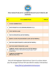 Check spelling or type a new query. Ceklis File Kelengkapan Administrasi Us 2021