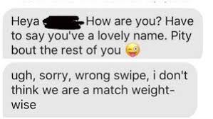 Finding the right words to start a conversation can be hard, especially if you're talking to a stranger on a dating app. Ousted How One Woman Deals With Creepy Dating App Messages