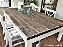Like The Colors Of This Table For Our Farmhouse Table