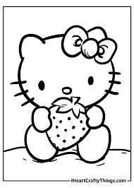 Tamagotchi's next model is an adorable mashup with sanrio's hello kitty. Hello Kitty Coloring Pages Cute And 100 Free 2021