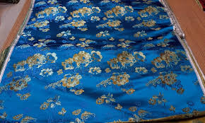 This item has 0 required items. Chinese Traditional Silk Brocade Fabric Lake Blue Back With Light Yellow Big Peony Flowers Pattern Silk Brocade Brocade Fabricsilk Brocade Fabric Aliexpress
