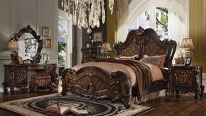 Acme Versailles Bedroom Set In Cherry Oakmedia Title Bedroom Set King Bedroom Sets Bedroom Sets Queen