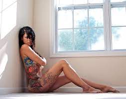 HD wallpaper: women's red fish tattoo, girl, naked, sensuality, females,  beautiful | Wallpaper Flare