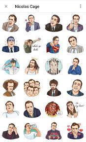 Nicolas Cage Telegram Sticker Packs Telegram Stickers Nicolas Cage Stickers